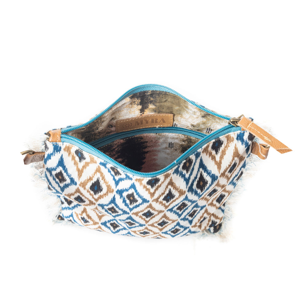 Beautiful Tapestry Crossbody Bag In Blue