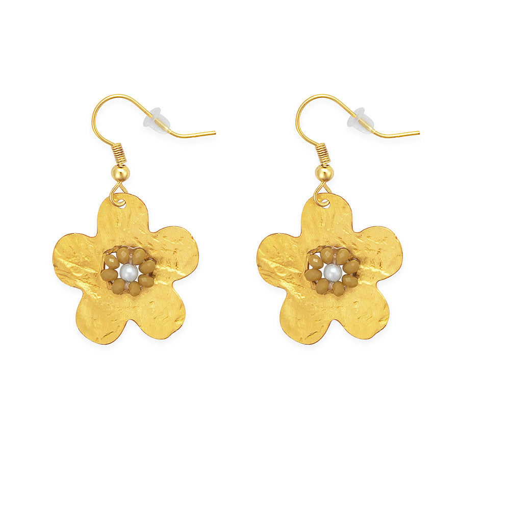 Paint Flower Earrings