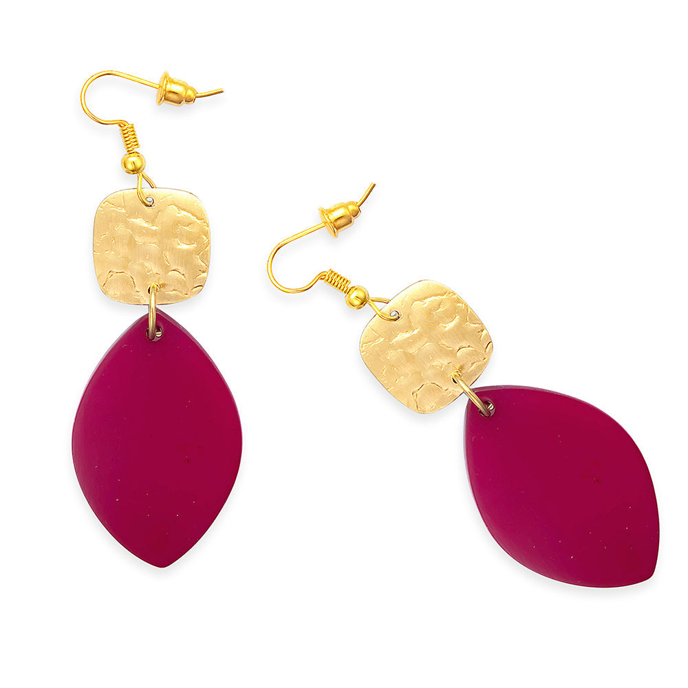 La Vida Earrings in Scarlet