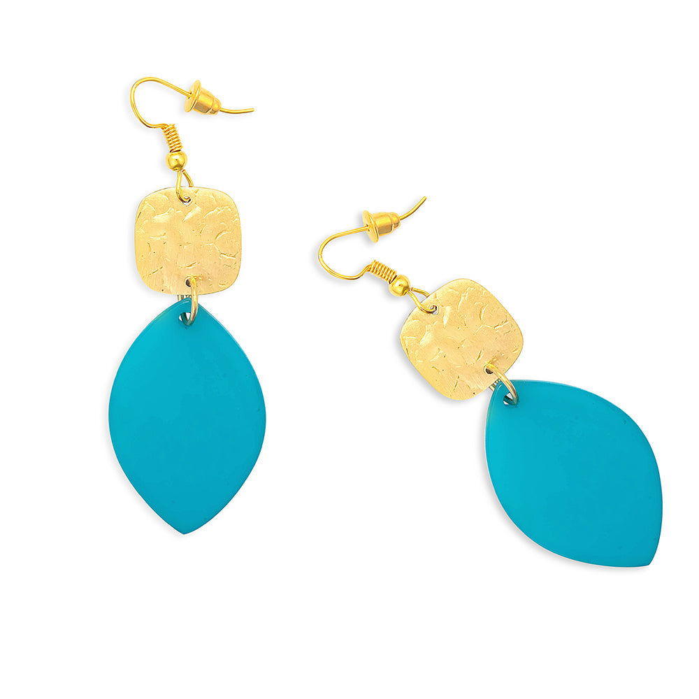 La Vida Earrings in Teal