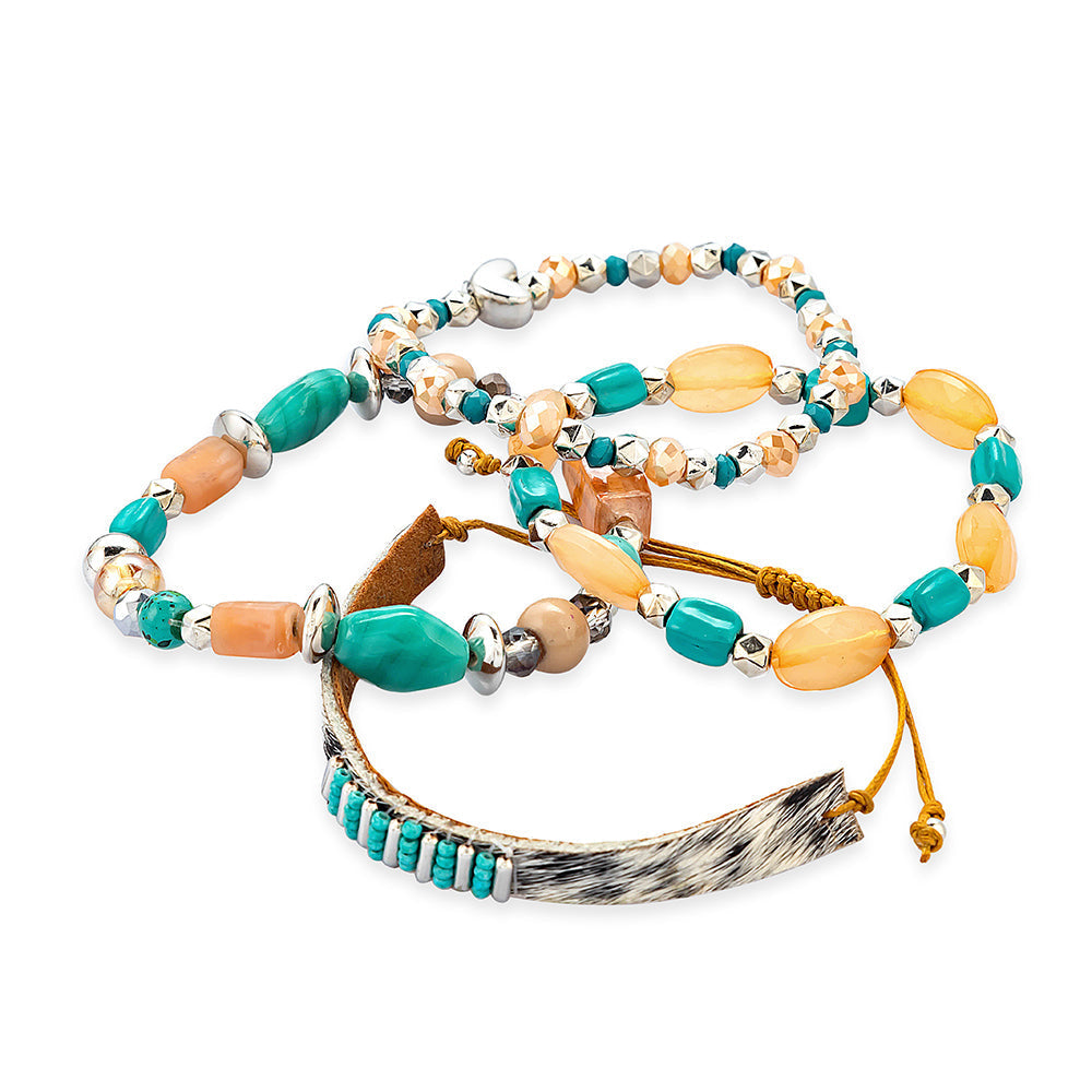 Fallon's Love Stacked Bracelet