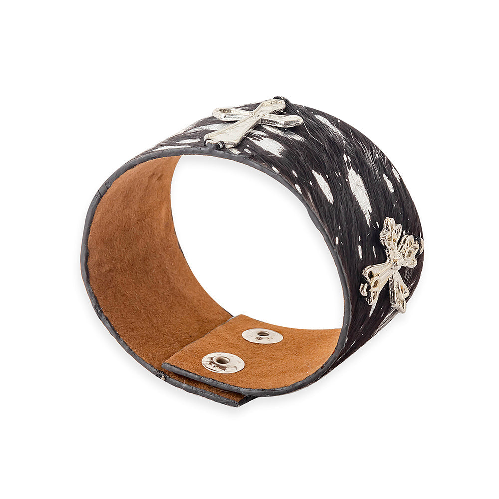 La Cruz Plata Cuff Bracelet