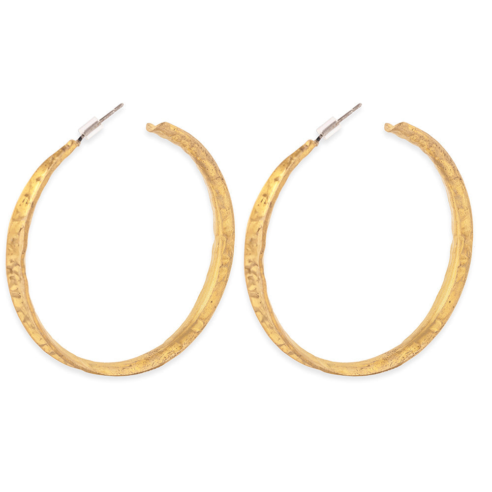 Golden Hoop Earrings