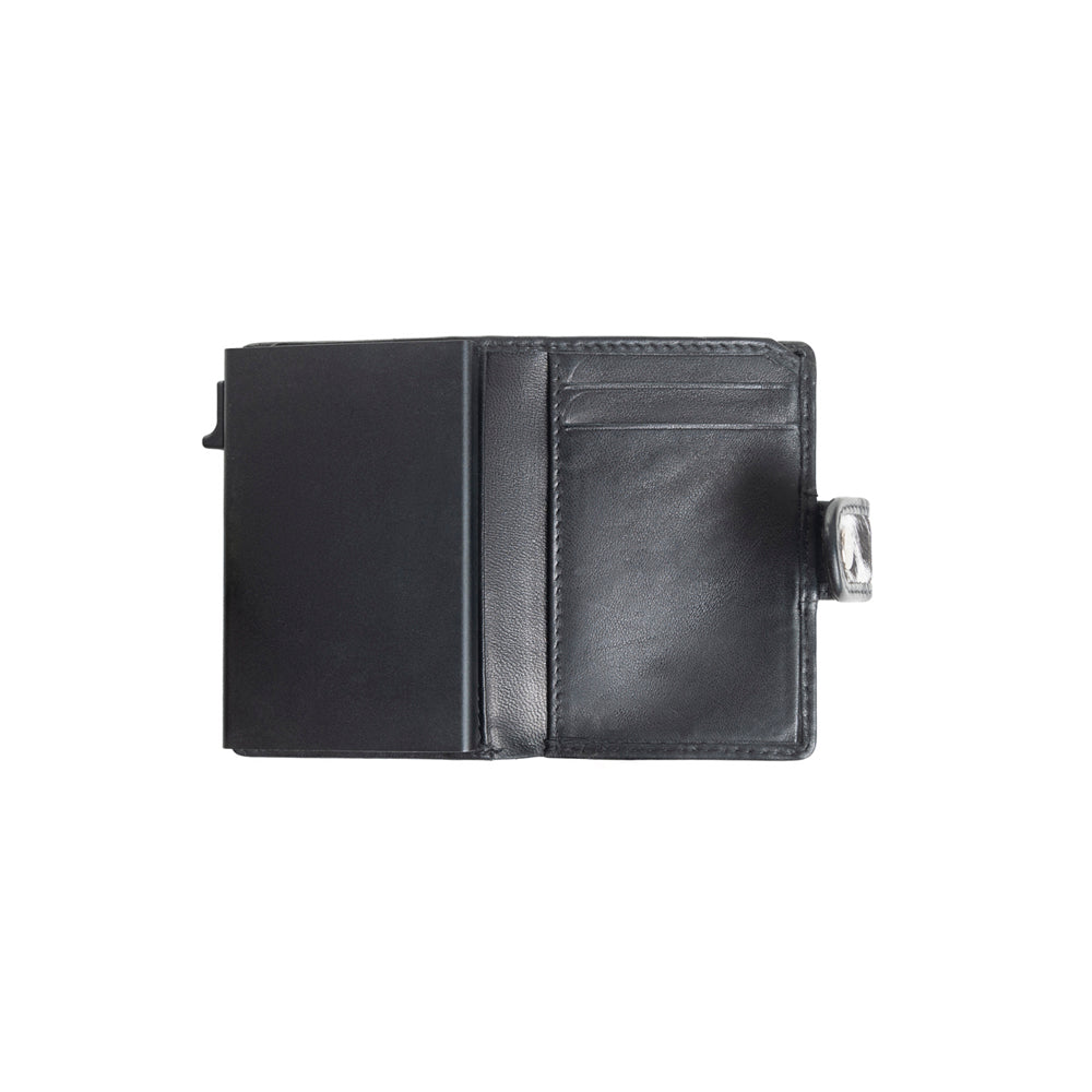 Mesa Maverick RFID Credit Card Holder in Black & White