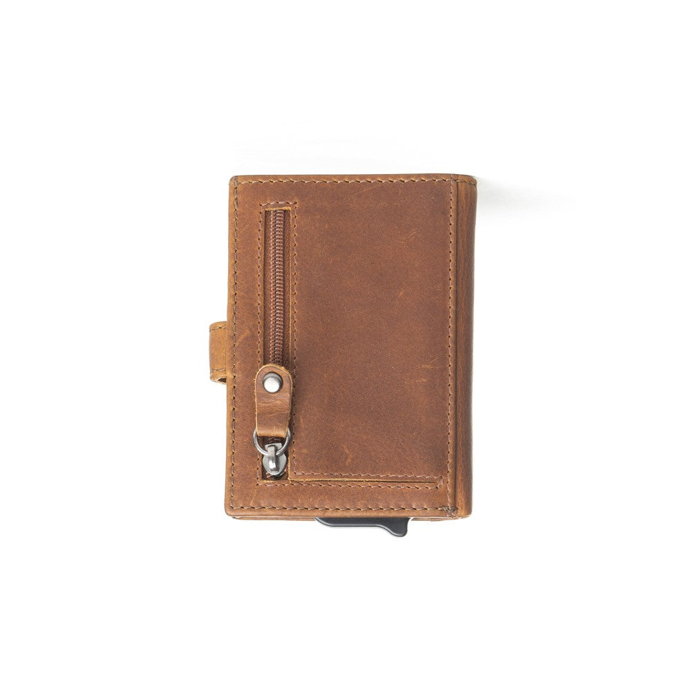 Prairie Sophisticate Compact Wallet in Caramel