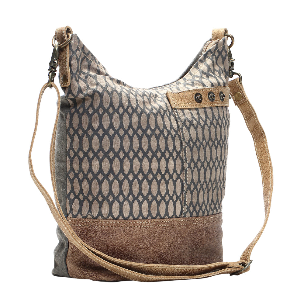 Honey Bee Print Shoulder Bag