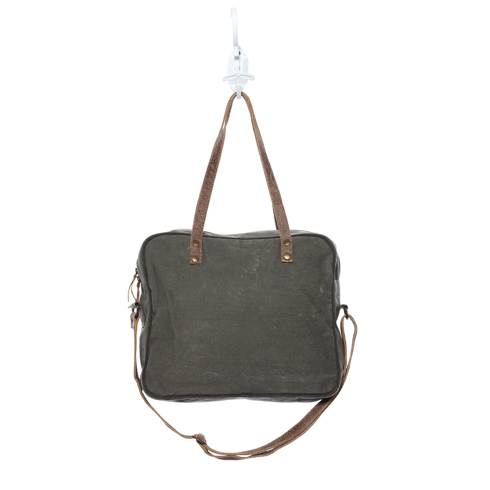 Bycycle Print Messenger Bag