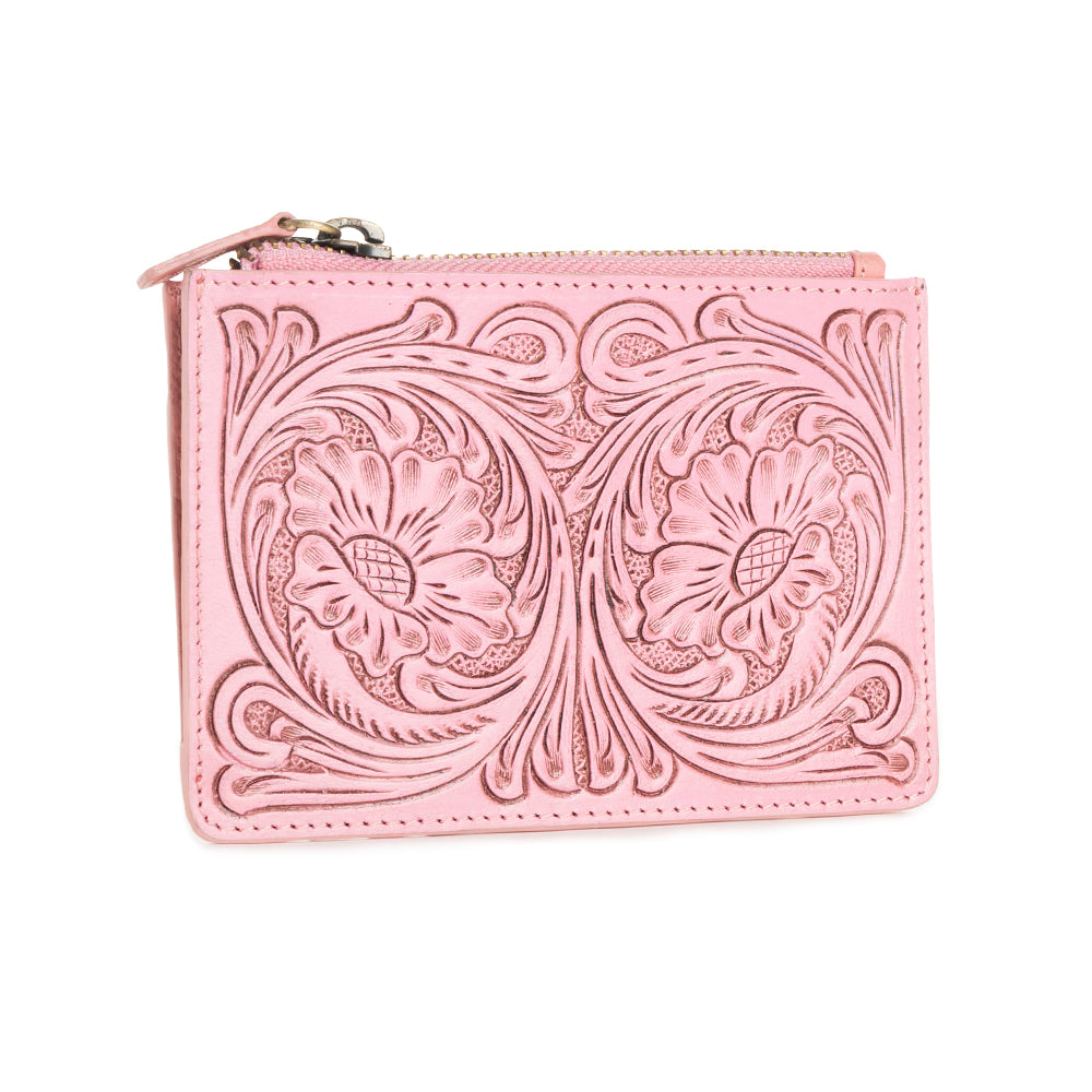 Bloom on the Range Credit Card Wallet in Pink