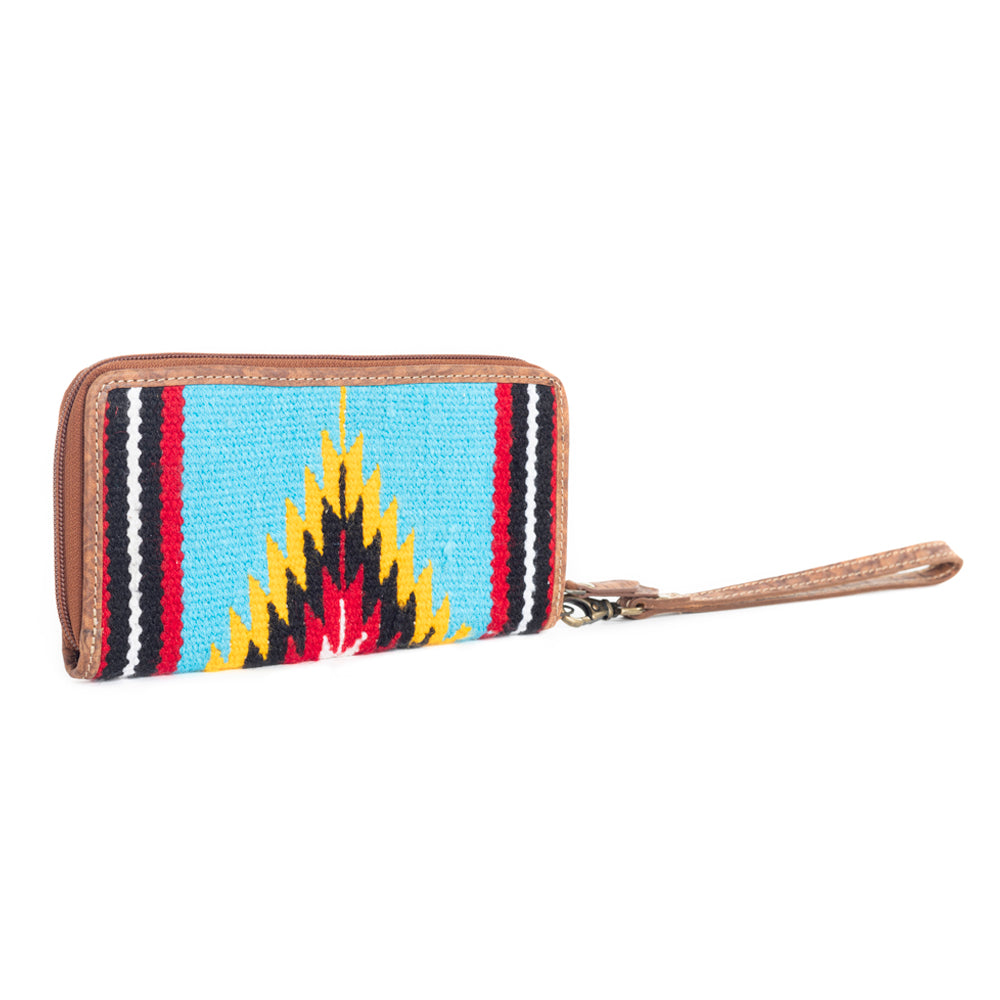 Tribal Visions Wallet in Turquoise