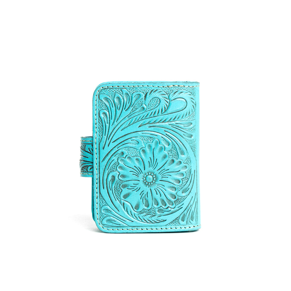 Prairie Meadow Wallet in Turquoise