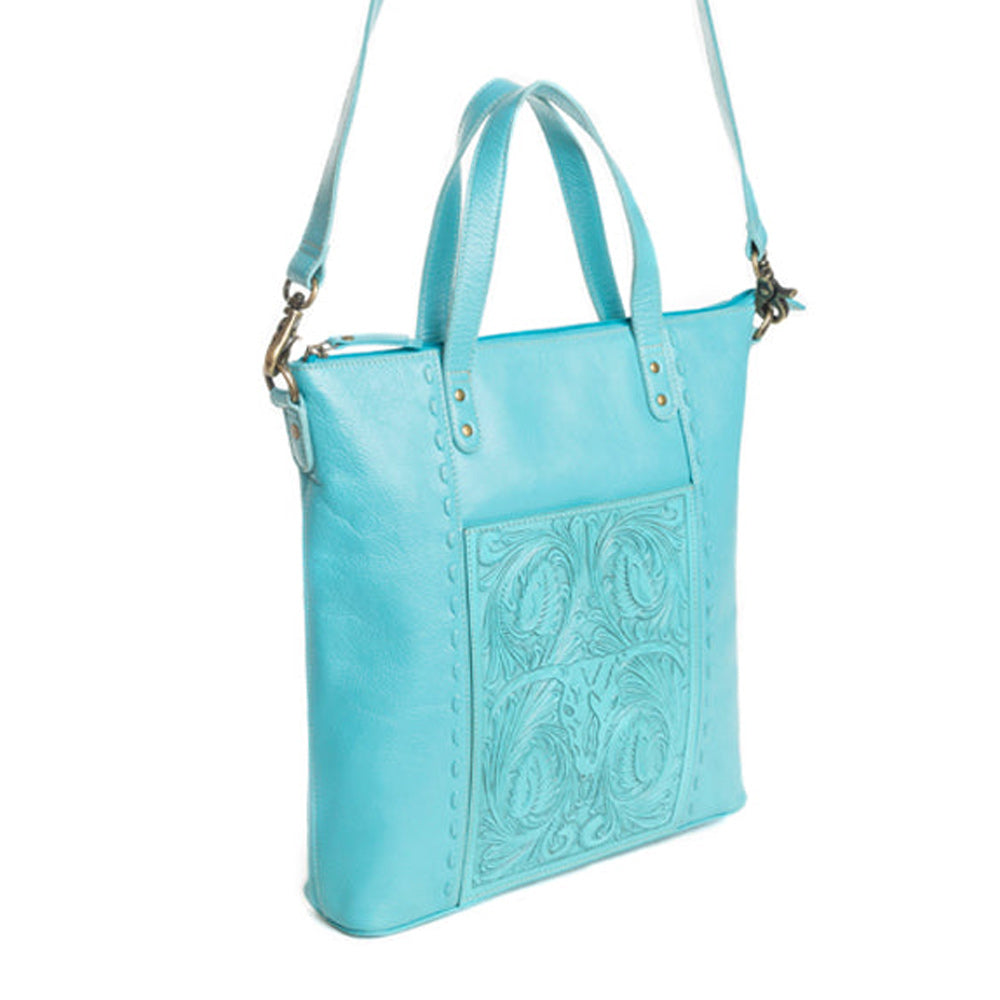Steerhallow Canyon Shoulder Bag in Turquoise