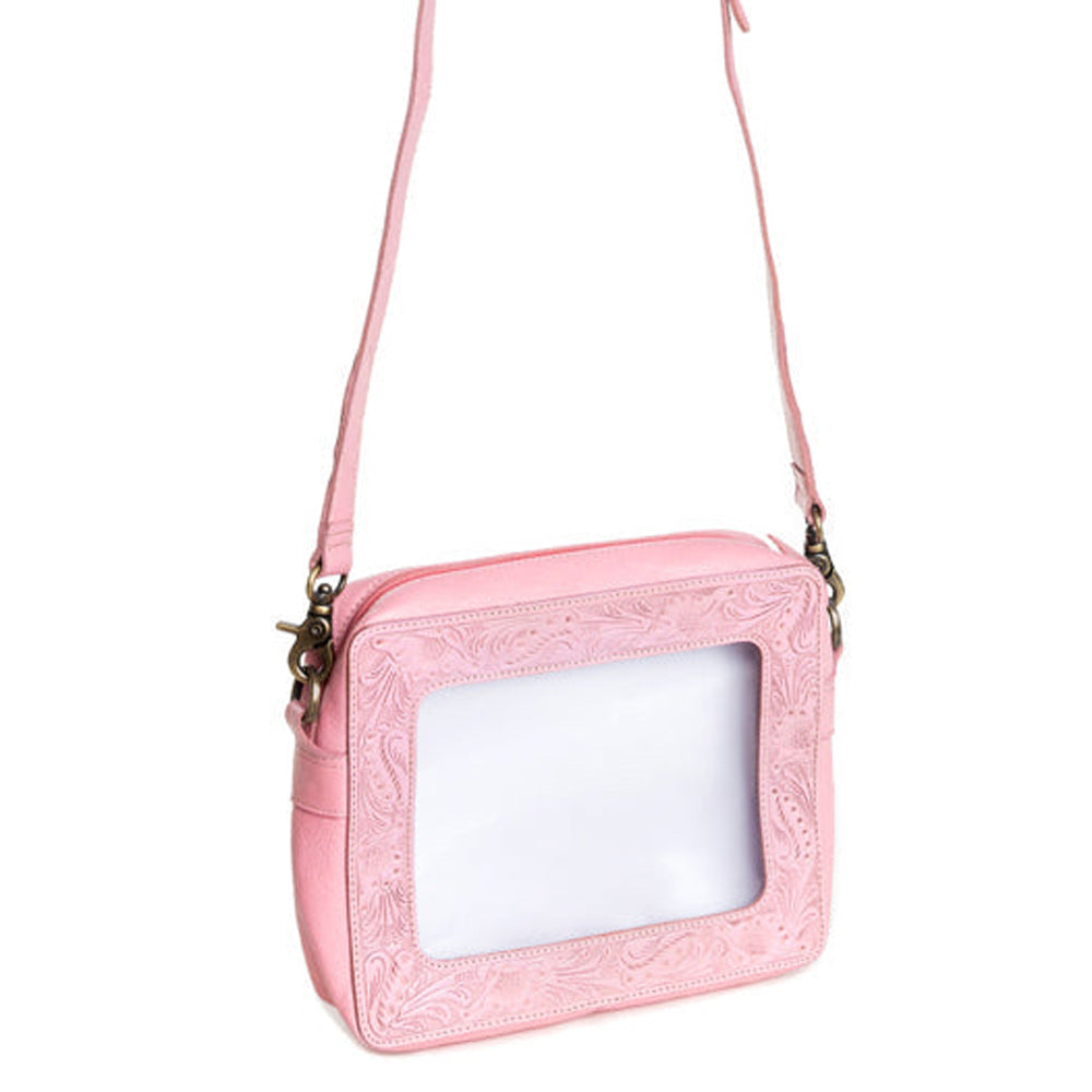 Open Vista Clear Bag in Pink