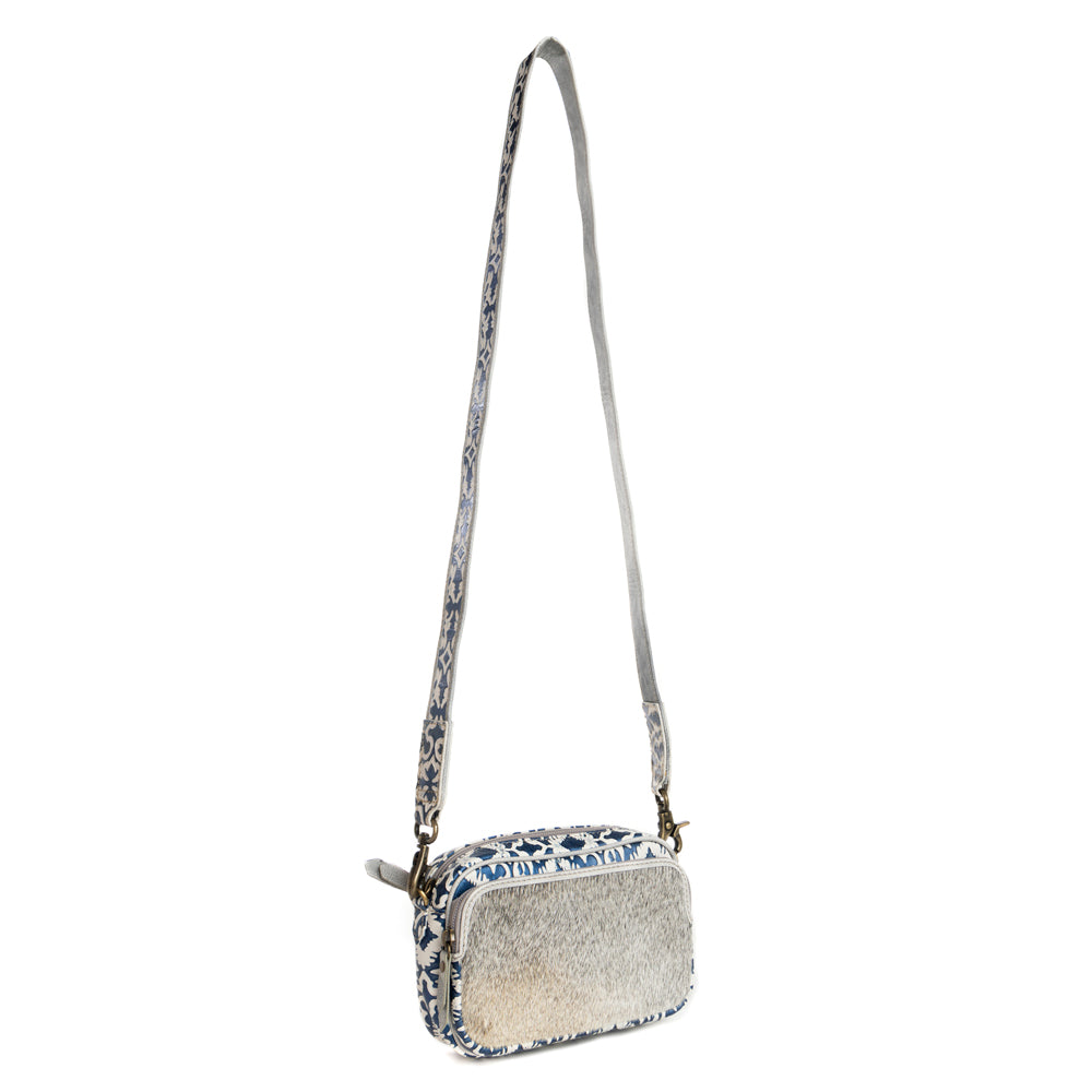 Tilla's Mine Trail Shoulder Bag in Blue & Gray