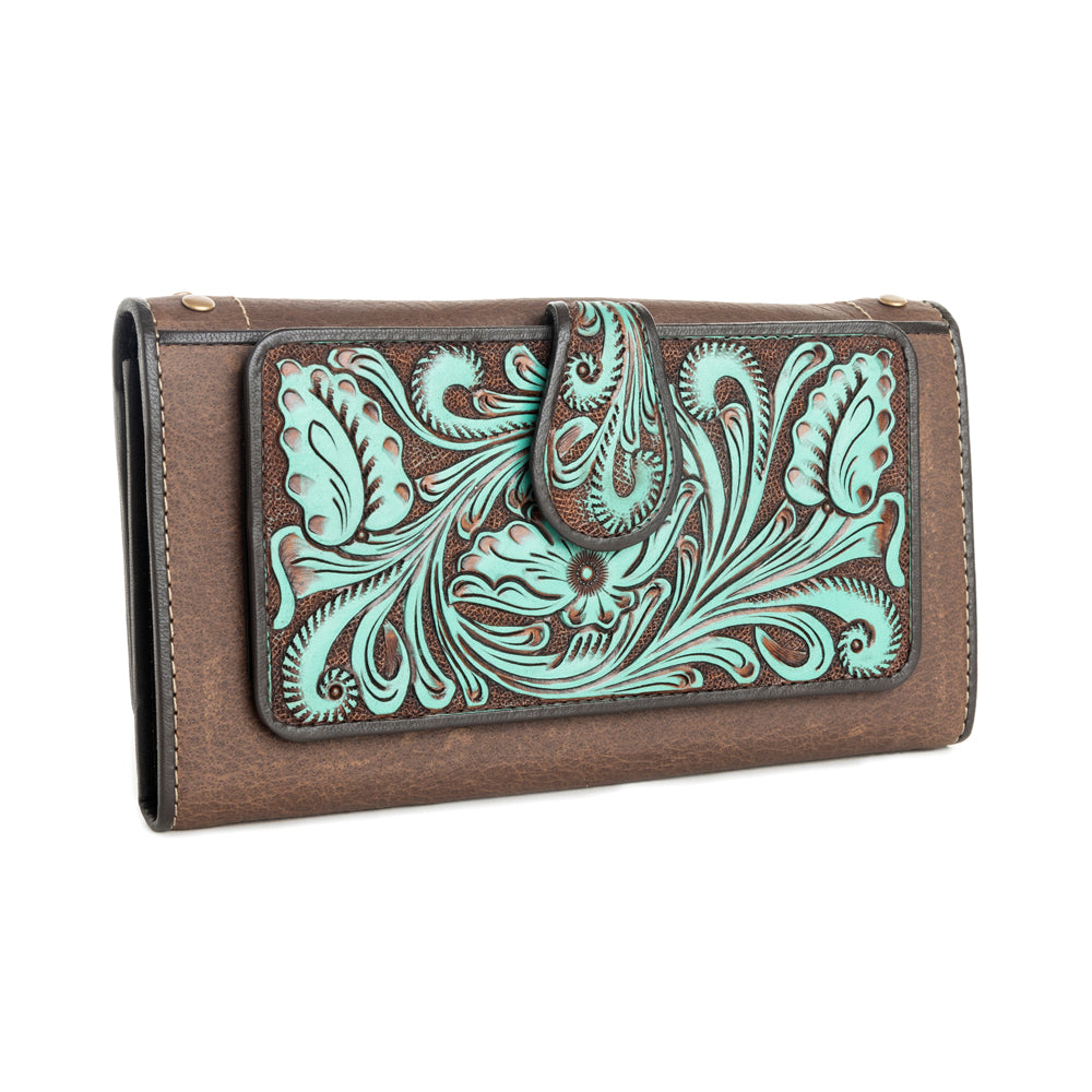 Danohue Peak Wallet in Turquoise