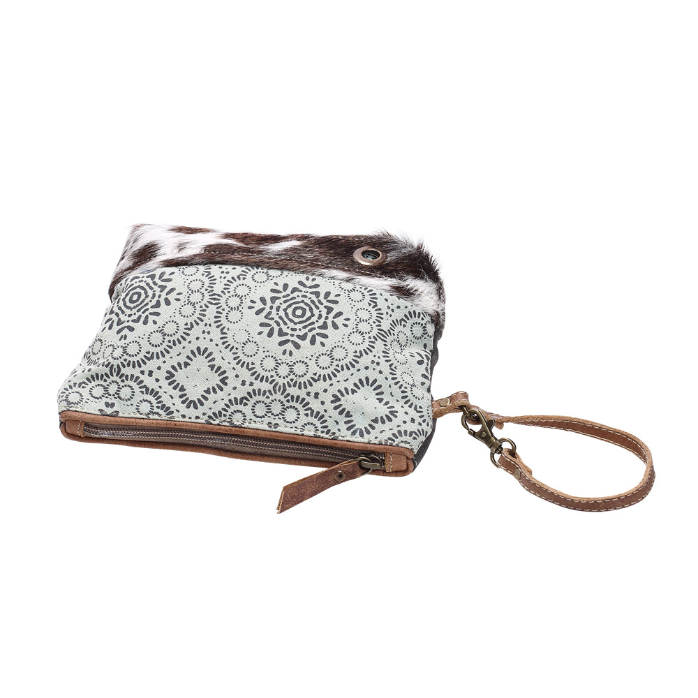 Floral Print Hairon Pouch
