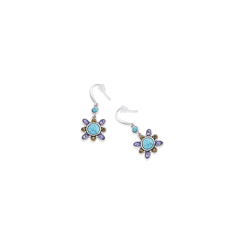 Calibri Trail Earrings In Blue