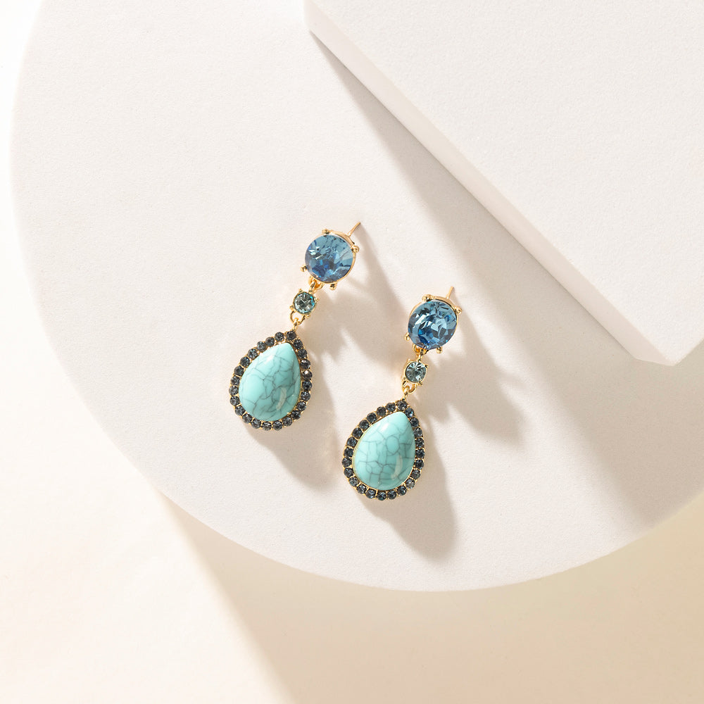 Prairie Sunstar Earrings In Sky blue