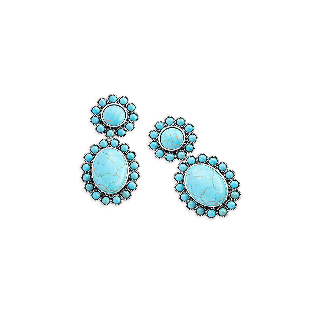 Windswept Mesa Earrings In Blue