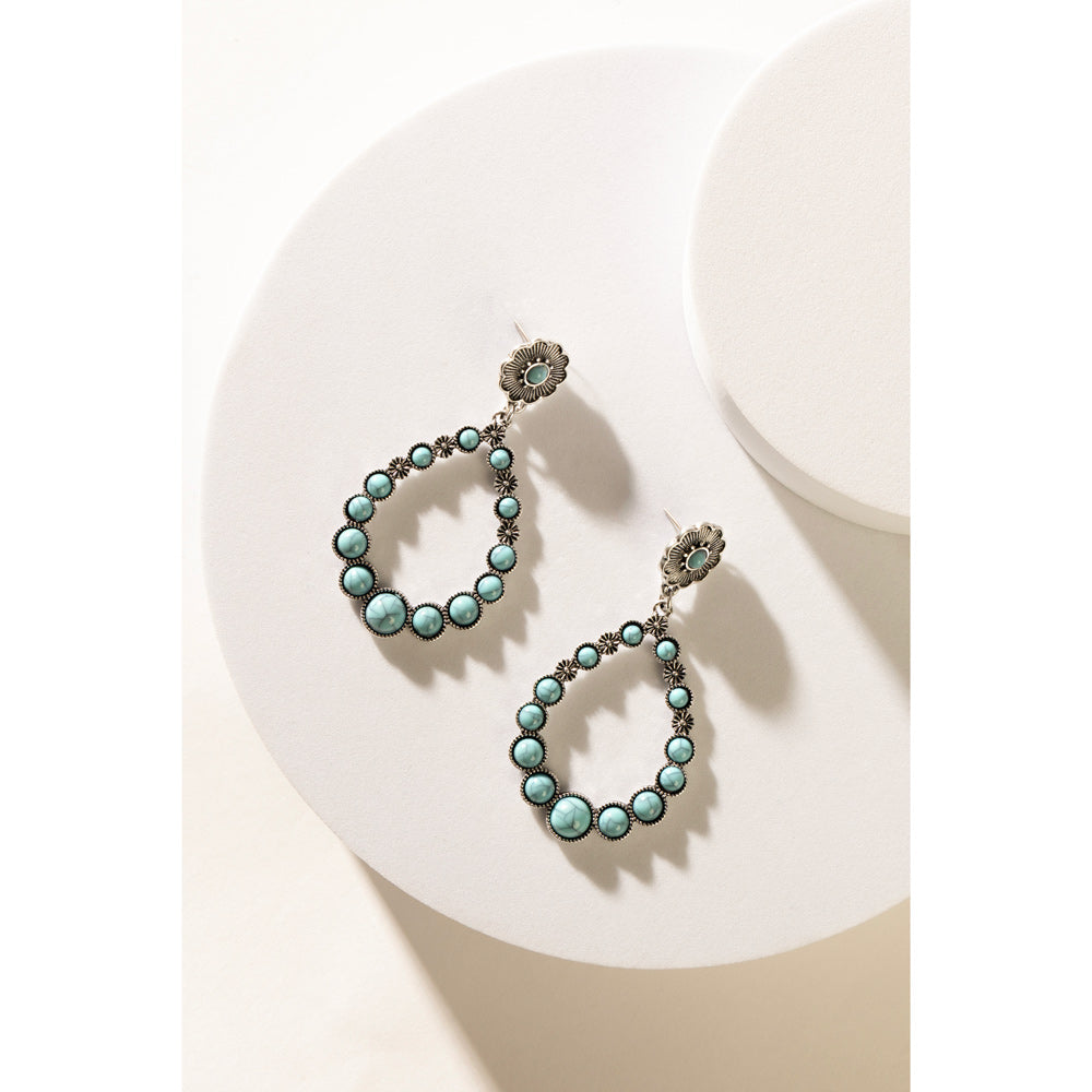 Orbit Allure Earrings In Blue