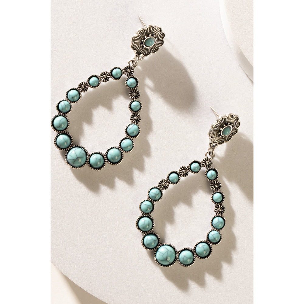Orbit Allure Earrings In Blue
