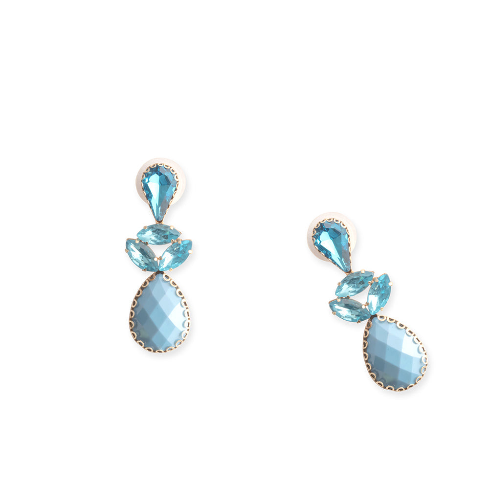 Bella in Blue Earrings In Sky Blue