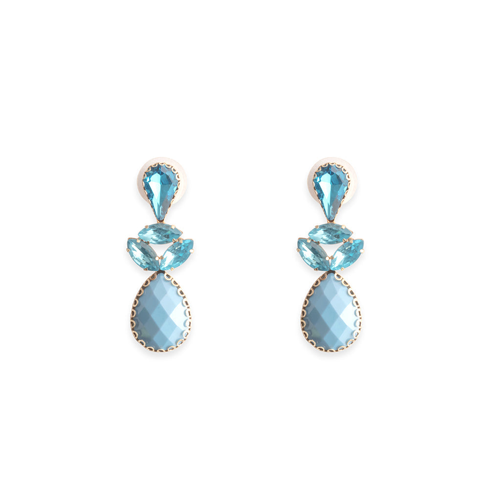 Bella in Blue Earrings In Sky Blue