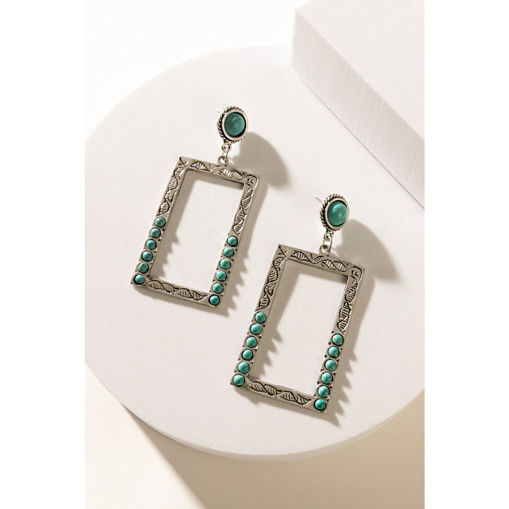 Windows of My Soul Earrings In Blue
