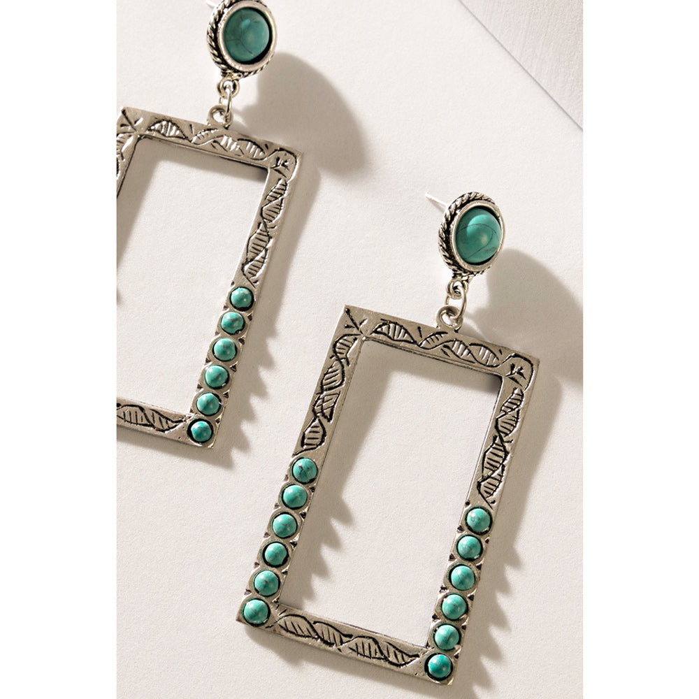 Windows of My Soul Earrings In Blue