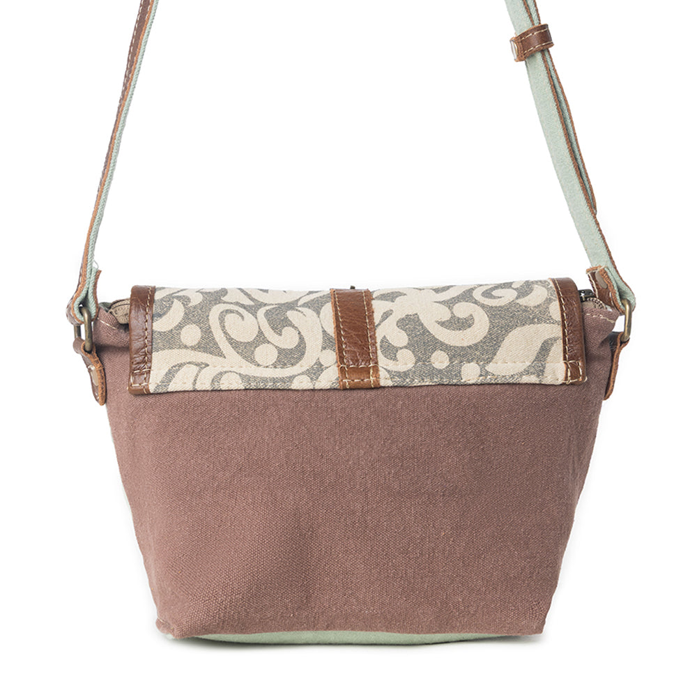 Leaf Print Small & Cross Body Bag
