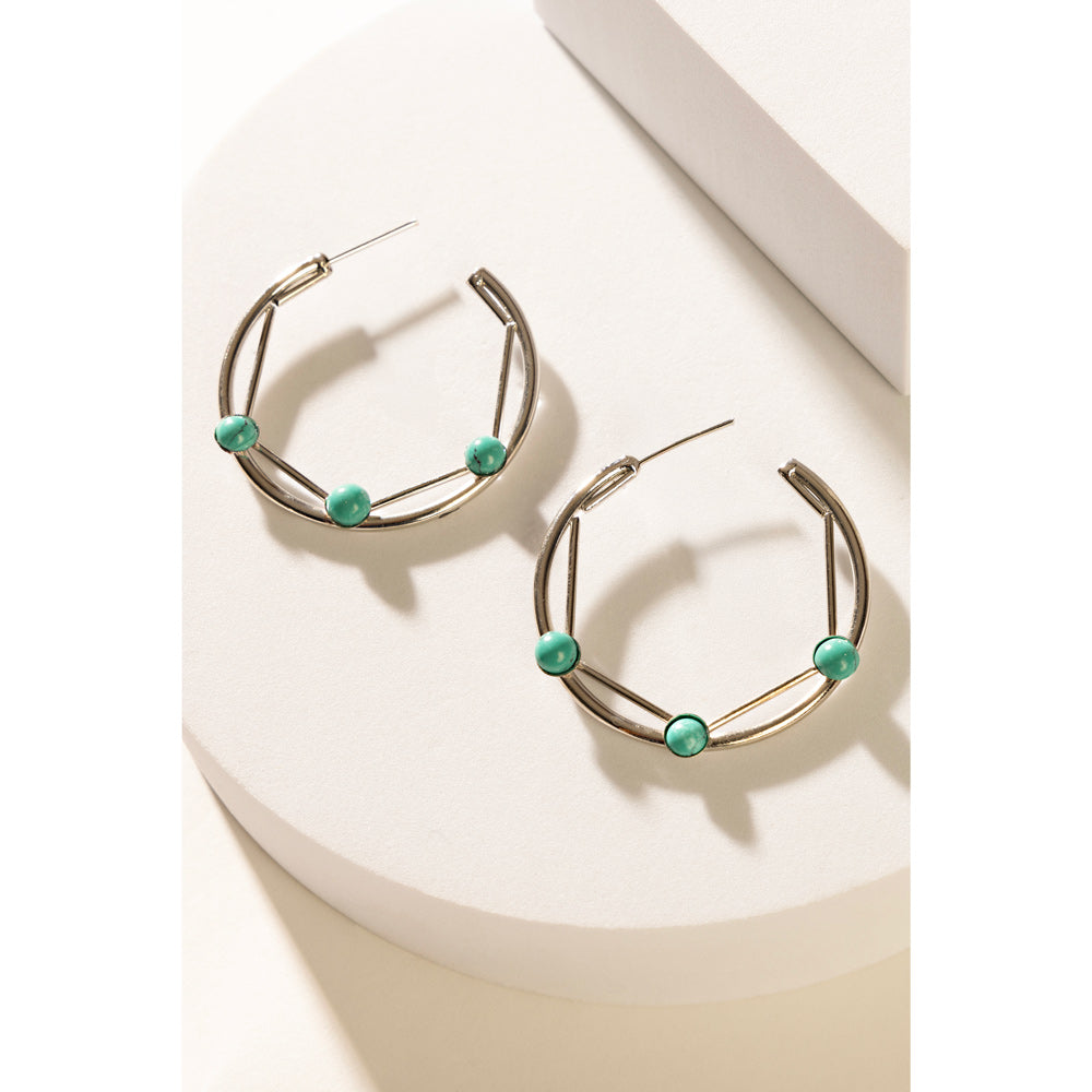 Dream Strands Earrings In Blue