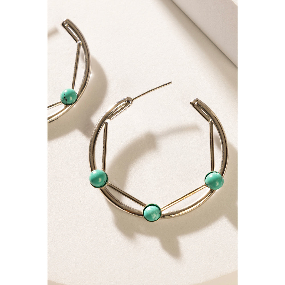 Dream Strands Earrings In Blue