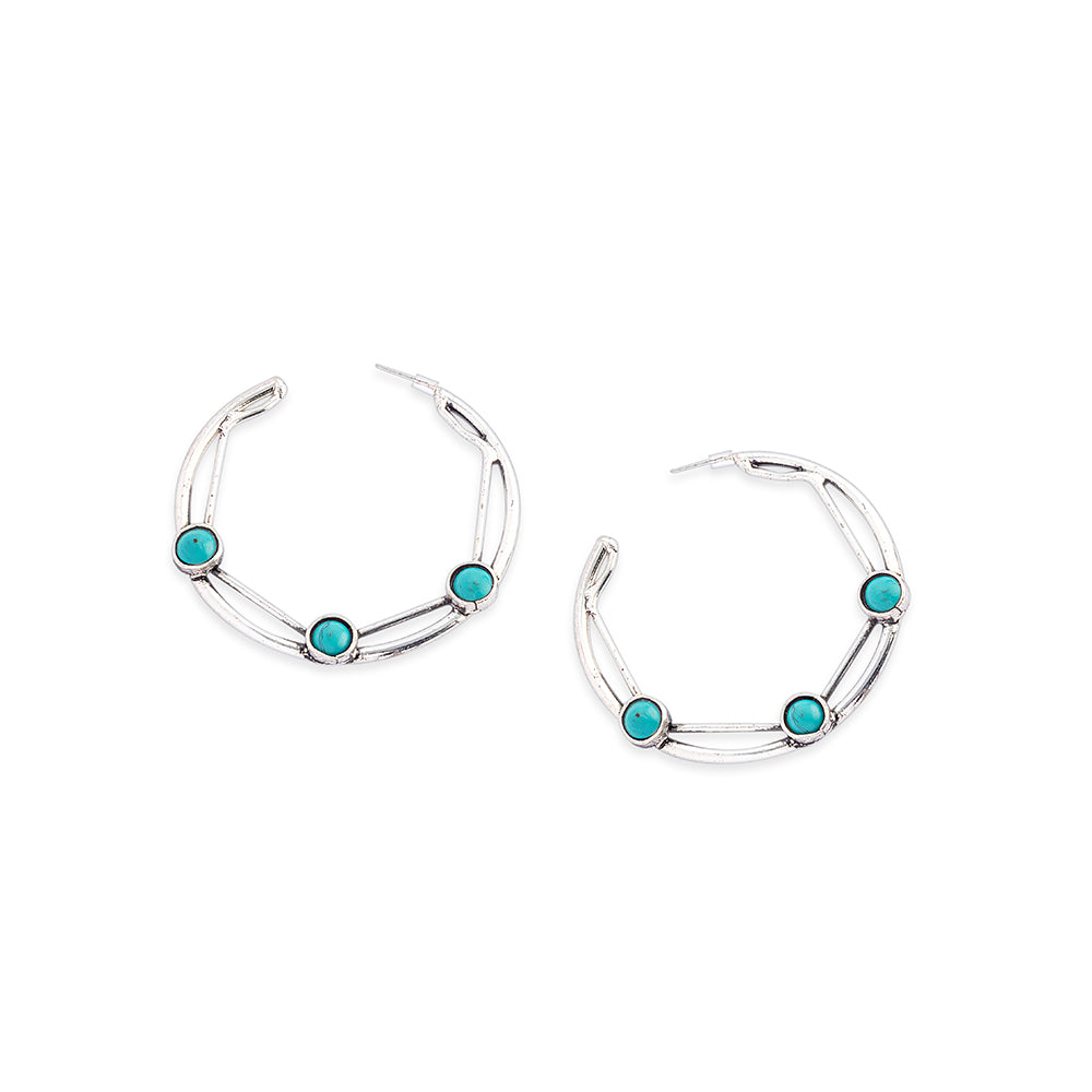 Dream Strands Earrings In Blue