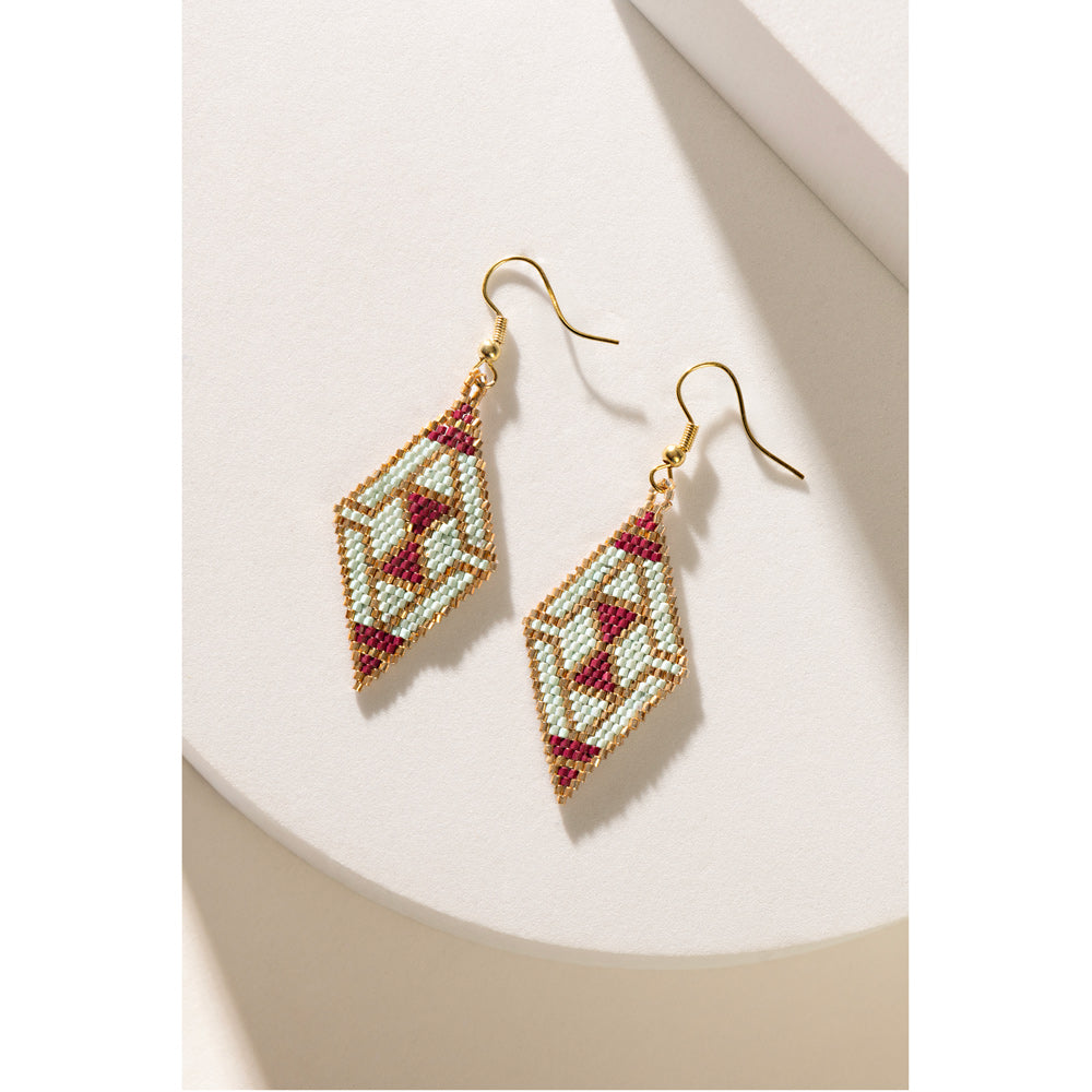 Time Mine Beaded Earrings