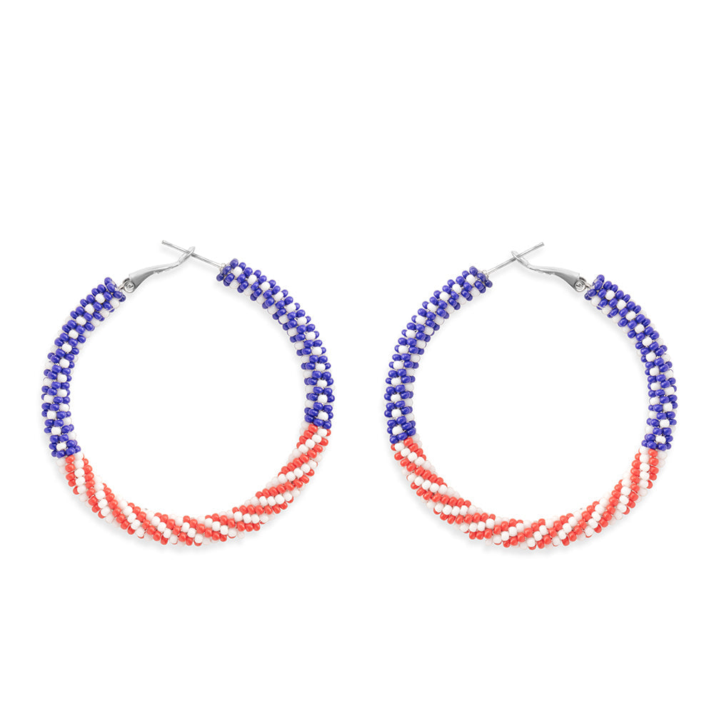 My Country 'Tis of Thee Earrings In Multicolor