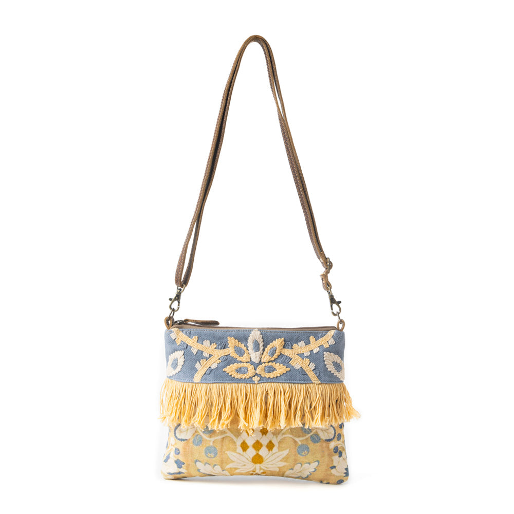 L'Monique Embroidered Crossbody Bag
