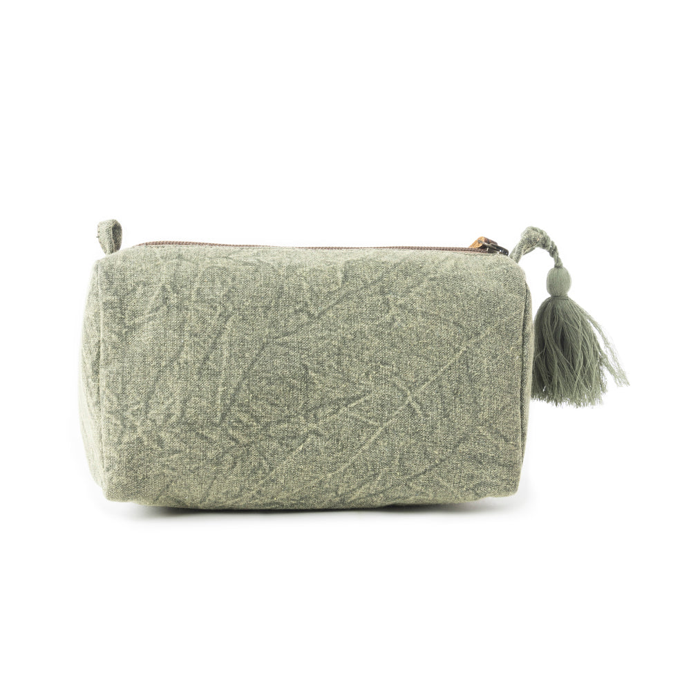 Bohemian Green Supreme Clutch Bag In Olive Green