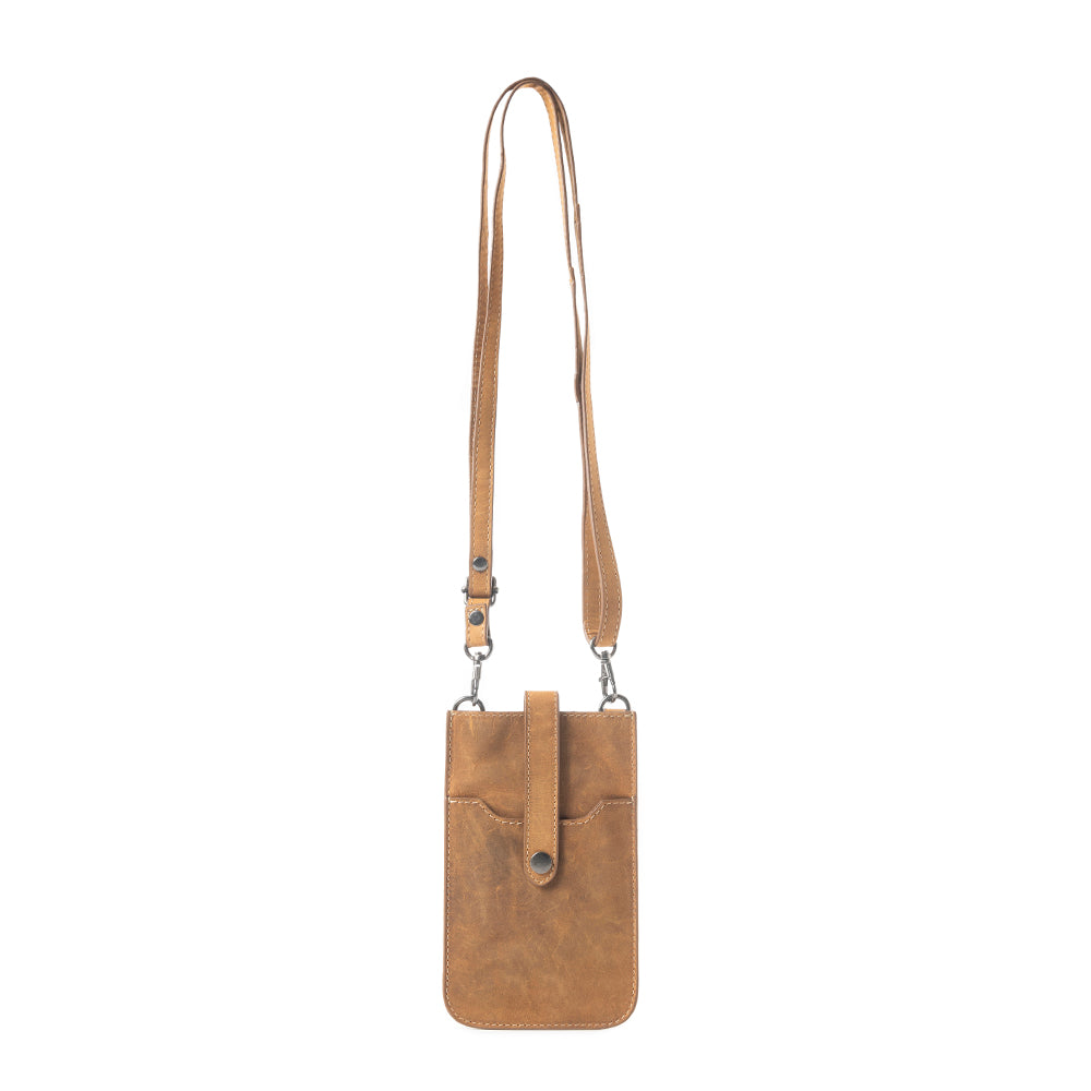 Golden Canyon Cell Phone Bag In Brown