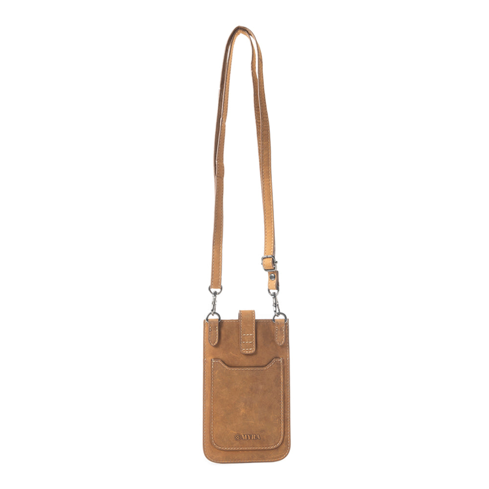 Golden Canyon Cell Phone Bag In Brown