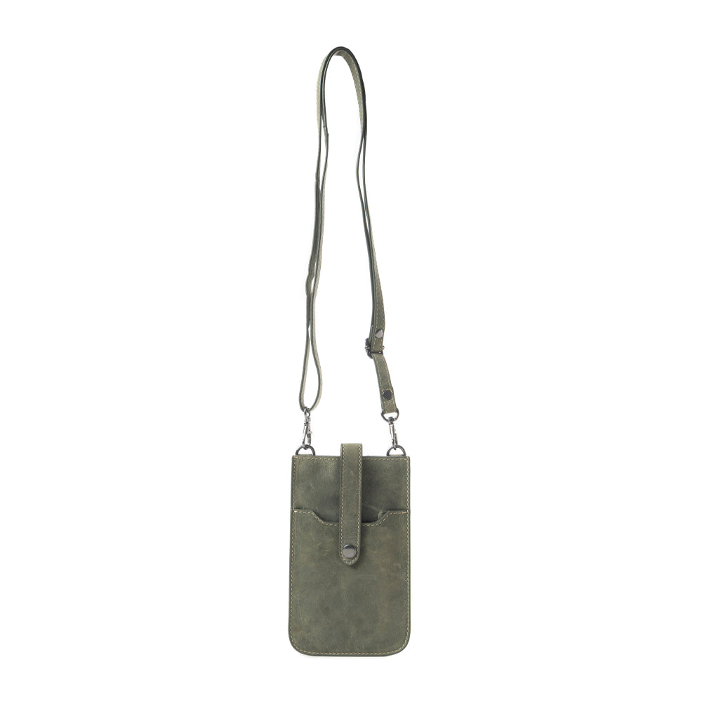 Golden Canyon Cell Phone Bag In Green