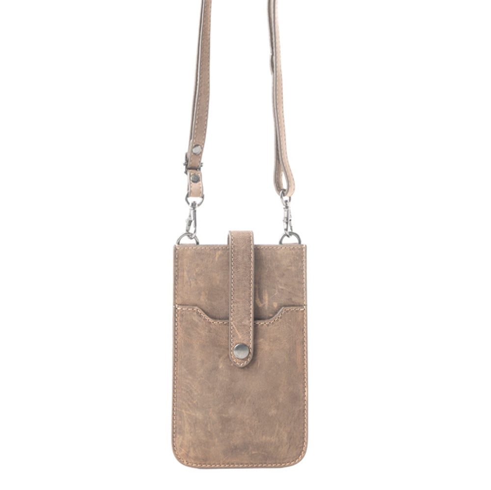 Golden Canyon Cell Phone Bag In Camel