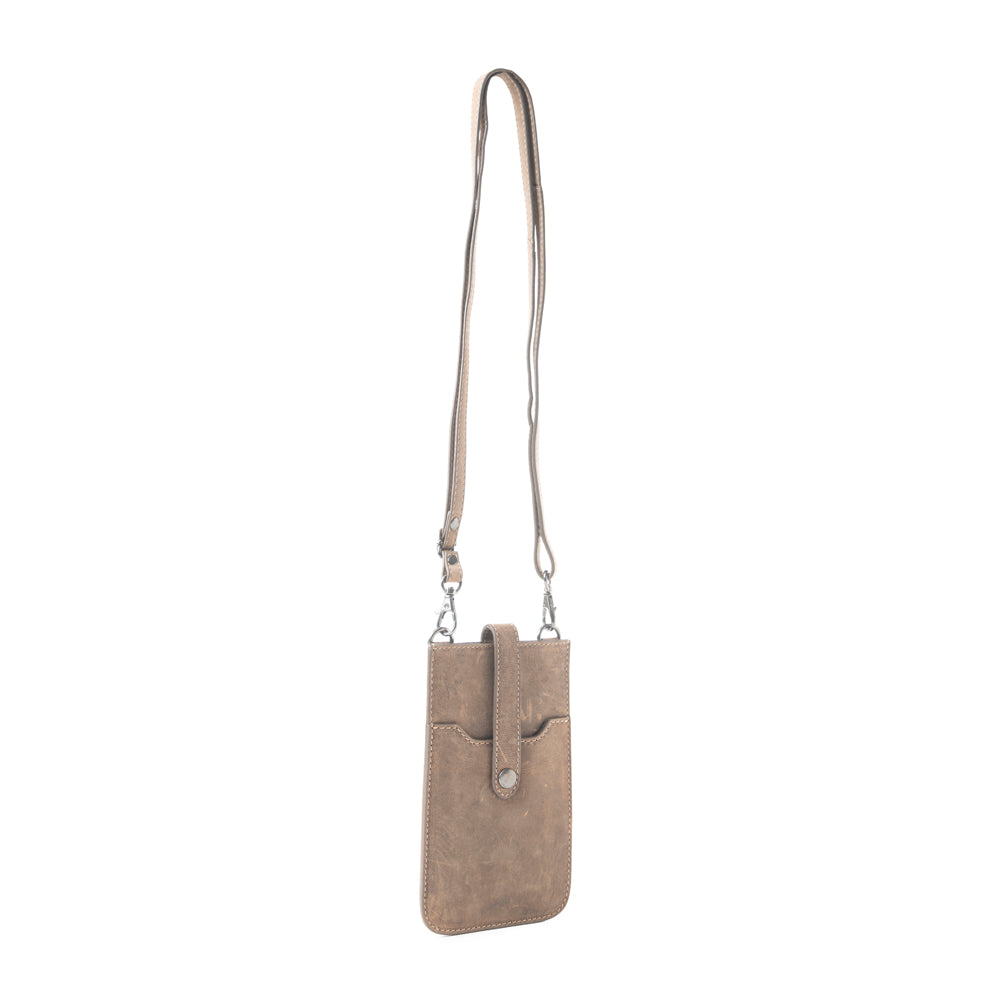 Golden Canyon Cell Phone Bag In Camel