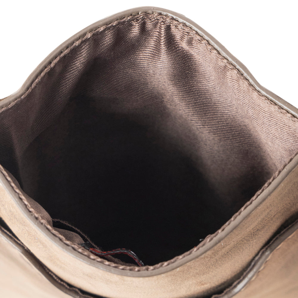 Golden Canyon Cell Phone Bag In Dark Brown