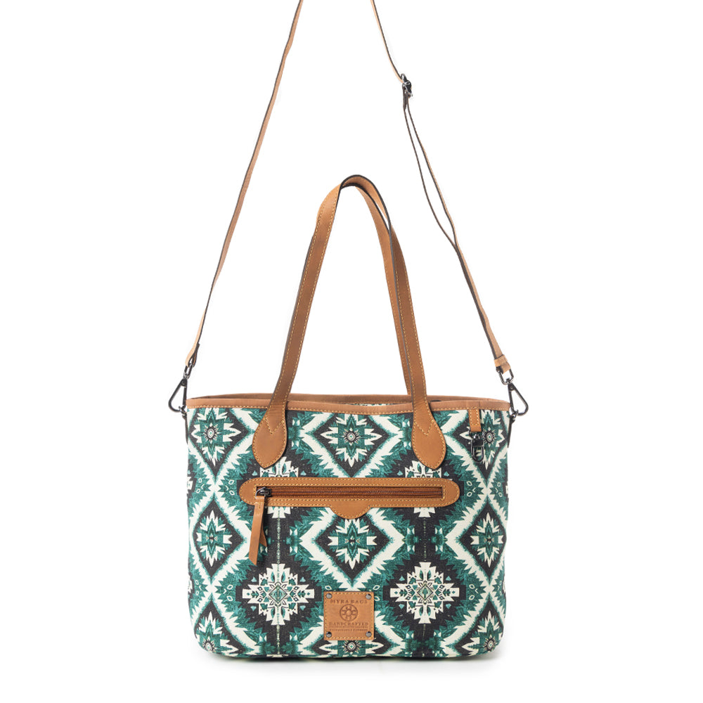 Desert Sky Star Tote Bag In Turquoise