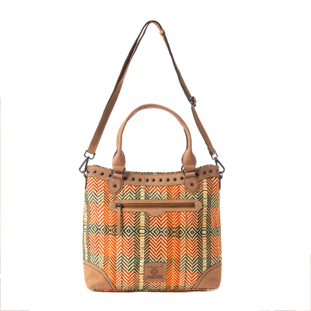 Harvest Chevron Carryall Tote Bag