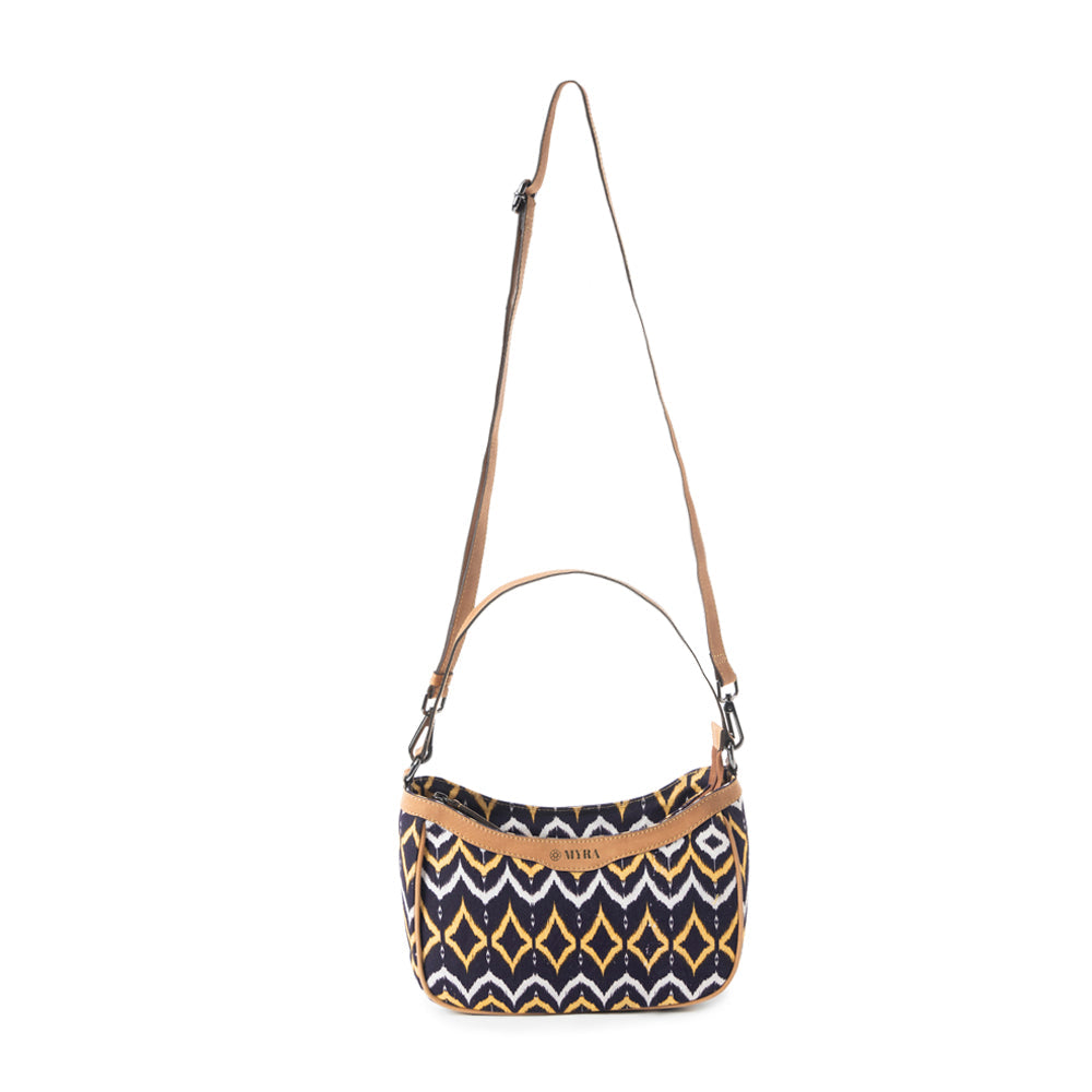 Harvest Chevron Crossbody Bag In Purple