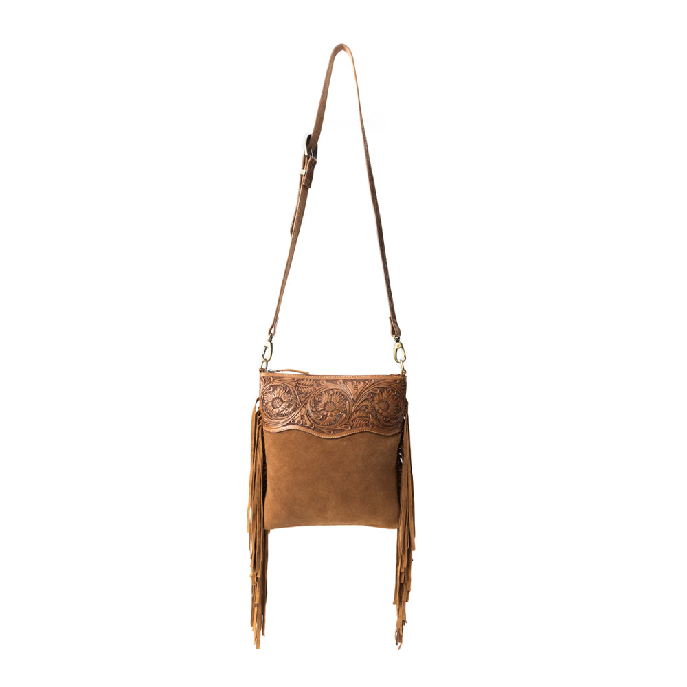 Western Meadows Crossbody Bag In Dark Brown