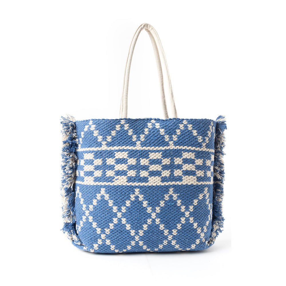 Garden Lattice Carryall Tote Bag