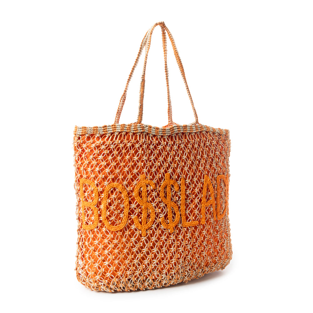 Tequila Town Dimension Tote Bag In Orange