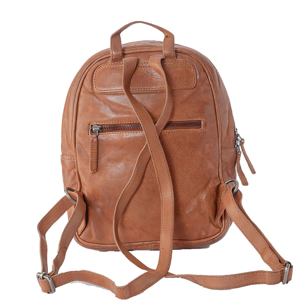 Roaming Traveller Backpack In Tan