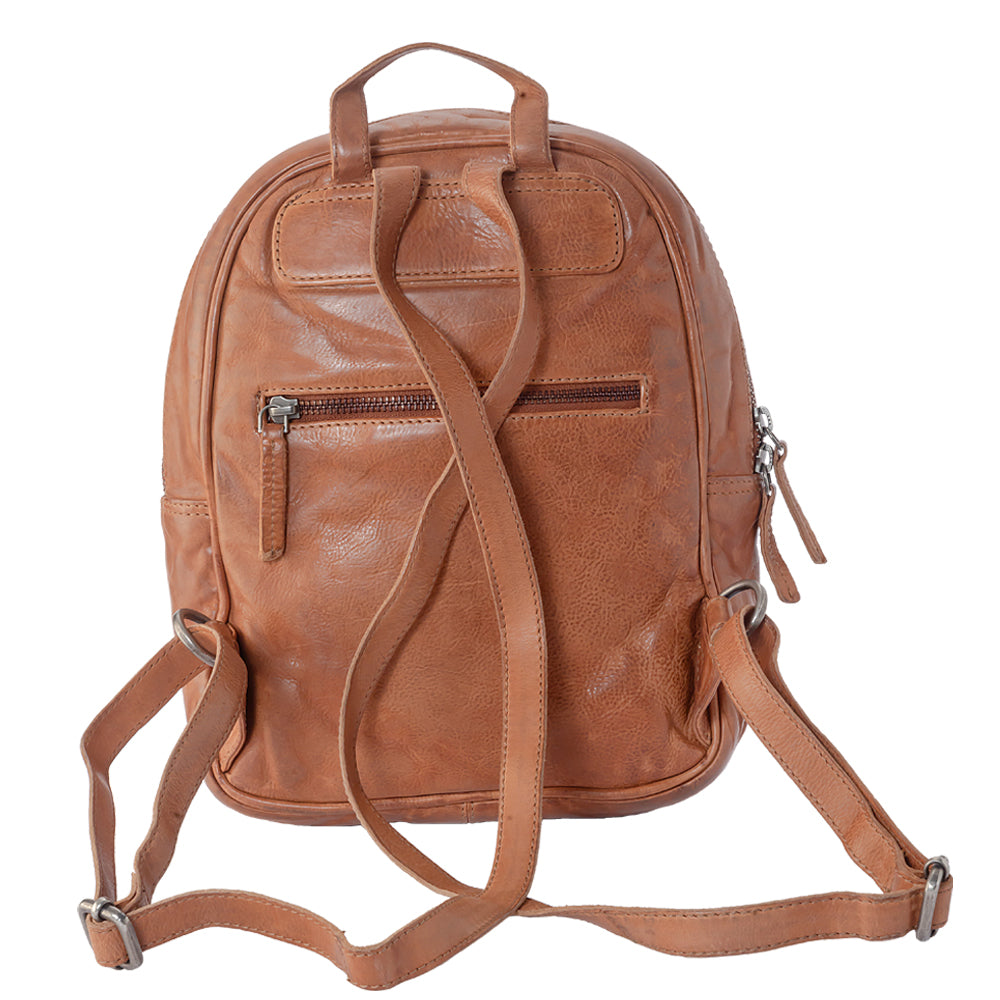 Roaming Traveller Backpack In Tan